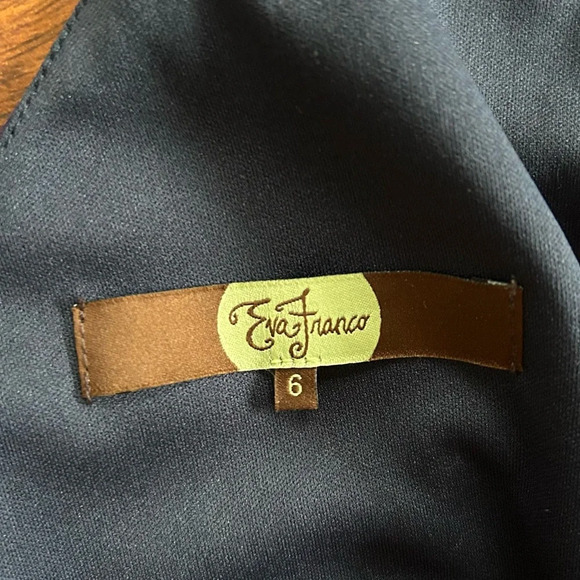 Eva Franco Anthropologie V Neck Boho Indie Tribal Pleated Midi Maxi Dress Sz 6 - Picture 8 of 10